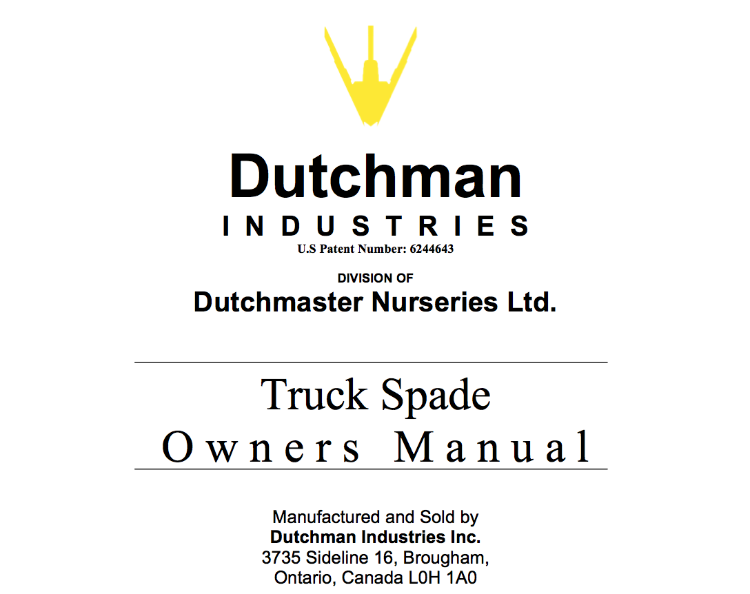 Truck Spade Manual